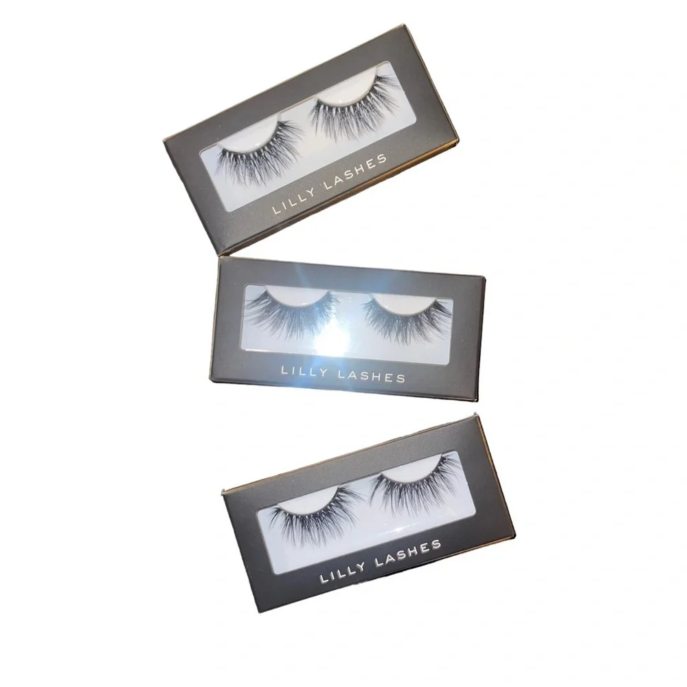 BUNDLE LILLY LASHES Premium Synthetic Faux Mink Lash (3 Pairs) NWT